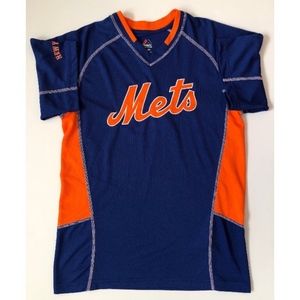 MLB NY Mets Majestic Shirt Dri Fit